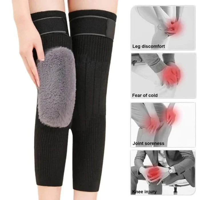 Pain Relief  Adjustable Wool knee Warmers