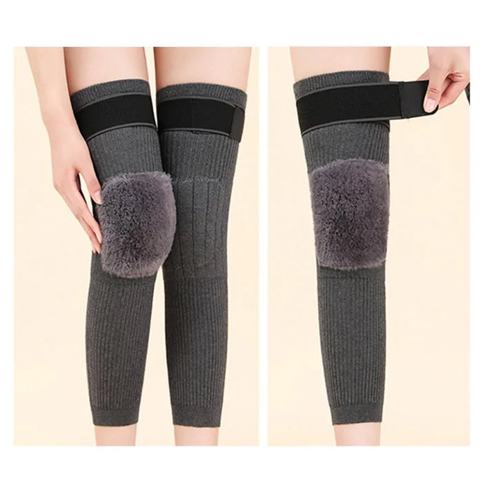 Pain Relief  Adjustable Wool knee Warmers